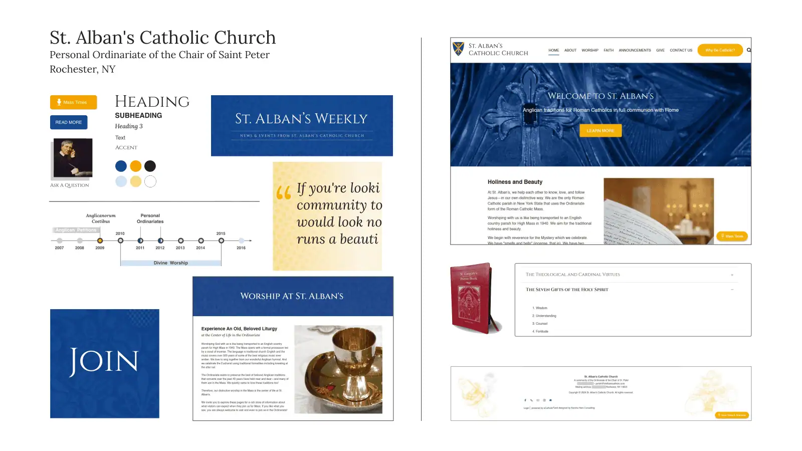 Portfolio for St. Alban's.